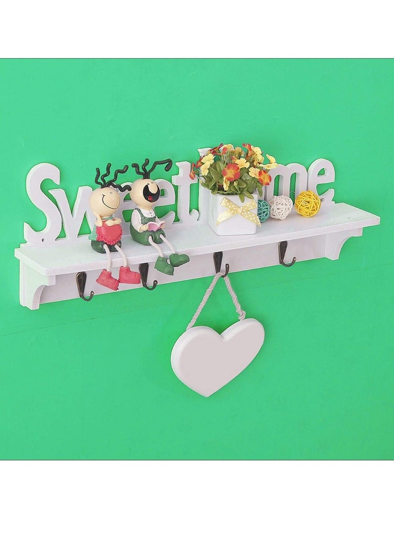 FFD HomeSweet Wall Key Holder - Decorative Key Hanger & Organizer Wall Decoration Coat Hanger Sweet Home Sign Key Hanger For Home Key Hooks For Office Key Rack Organizer  - Image 1