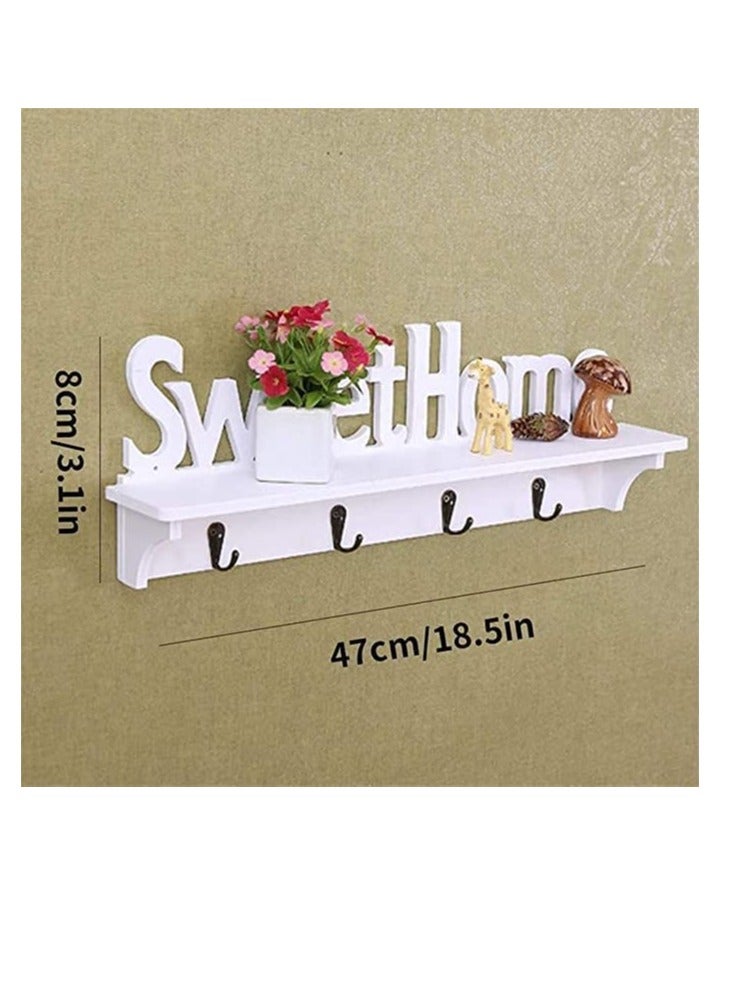 FFD HomeSweet Wall Key Holder - Decorative Key Hanger & Organizer Wall Decoration Coat Hanger Sweet Home Sign Key Hanger For Home Key Hooks For Office Key Rack Organizer  - Image 2