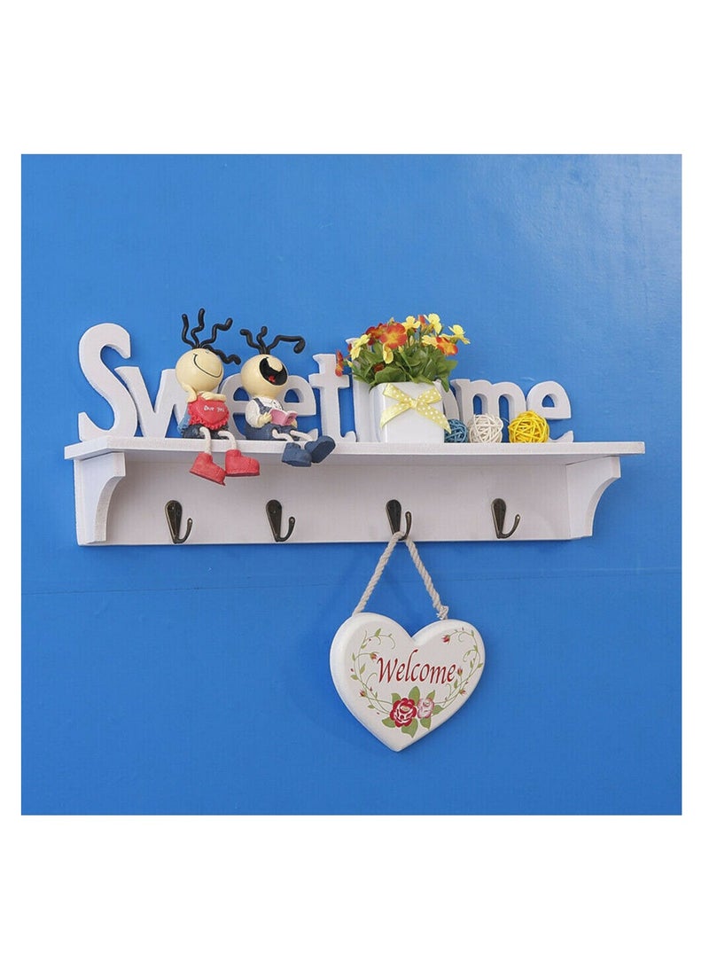 FFD HomeSweet Wall Key Holder - Decorative Key Hanger & Organizer Wall Decoration Coat Hanger Sweet Home Sign Key Hanger For Home Key Hooks For Office Key Rack Organizer  - Image 4