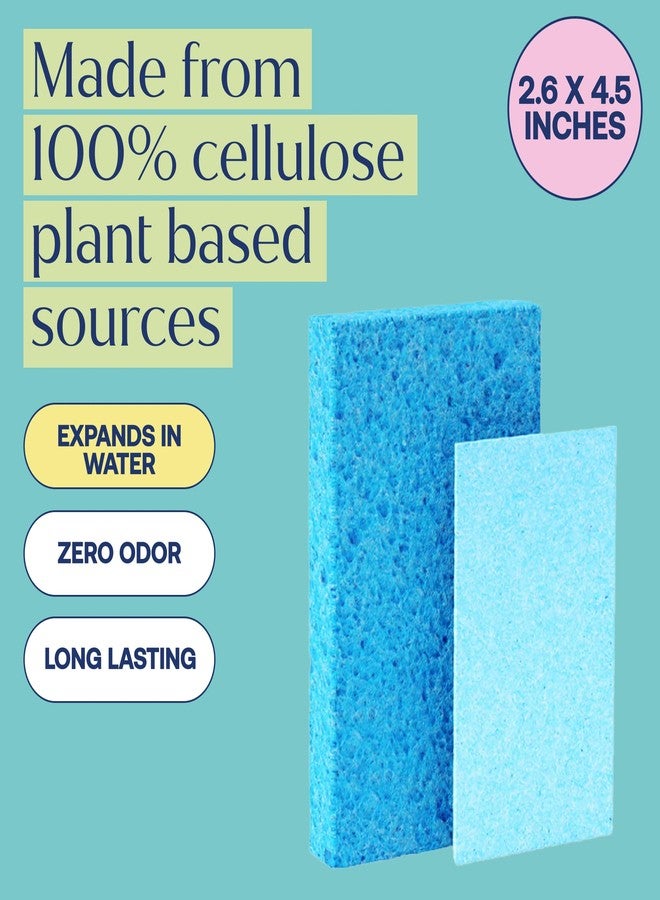 Fab Tab Pop-Up Sponges - 12 Count Cellulose Sponges - Self-Expanding, Highly Absorbent, Non-Scratch, Assorted Colors - for Kitchen, Bathroom & Countertop Cleaning - Image 3