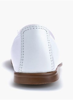 Pablosky Girls' Floral Accent Slip-On Ballerina Shoes with Elastic Strap  - Image 3