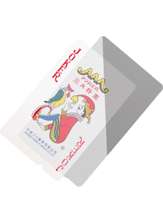 THREEA Three A Euchre Special Cards Aaa Paper Blue Core Anti-Peeping Entertainment Durable Tabletop Game Cards Blue 50 Pairs Pack 2208 - Image 2