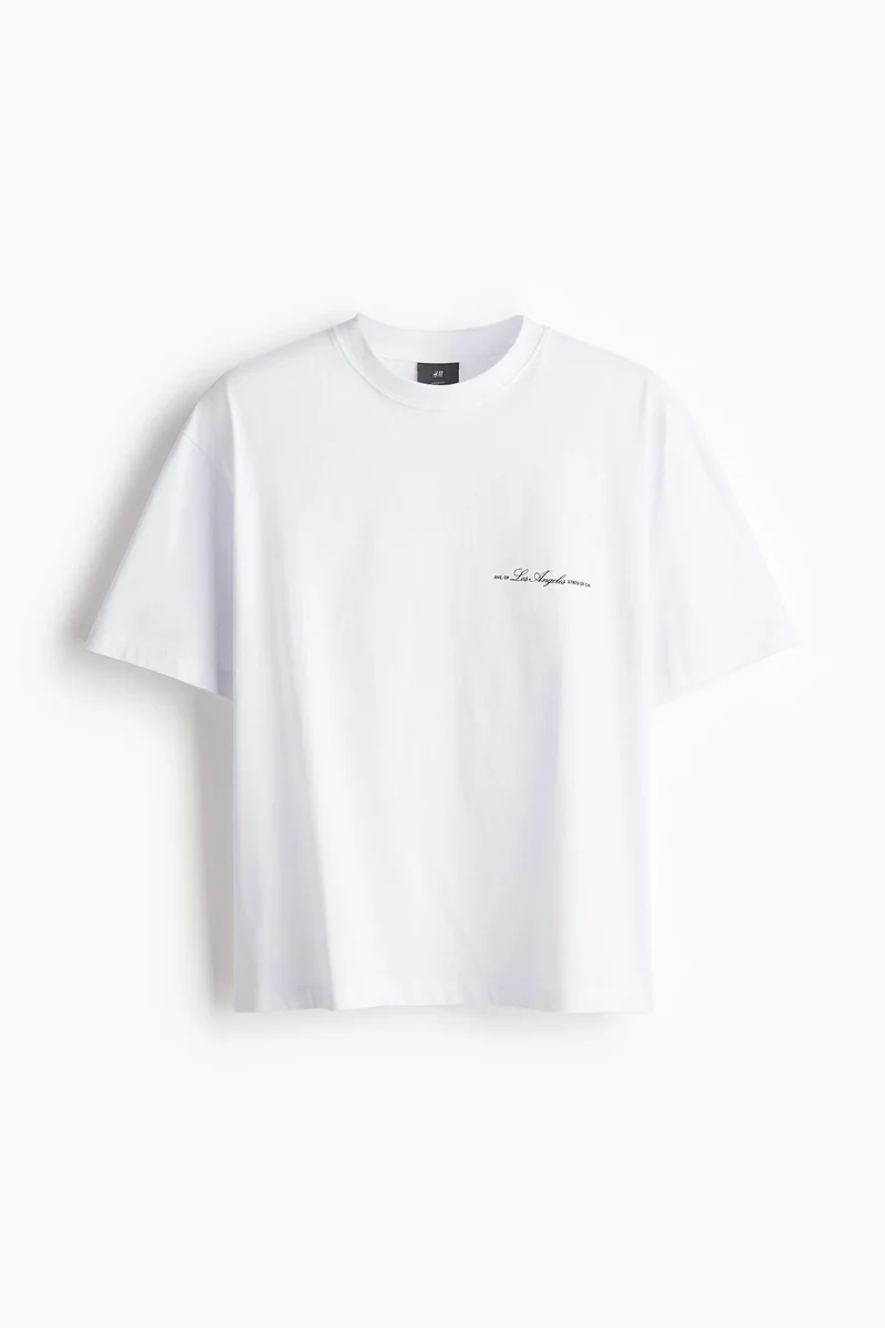 اتش اند ام Loose Fit Printed T-Shirt