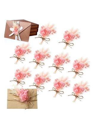 10 Pack Mini Dried Flower Bouquet 6.3'' Pink Sage White Wheat Dried Flowers for Vase DIY Craft Photo Props Card Decor Bohemian Wedding Dried Flowers with Stems Embossing Dried Flower Plant Stem Bunch - pzsku/ZDFA0141FAAE9EA10BB8BZ/45/_/1689765195/db11d065-8459-431e-87f6-b0dac169e0da