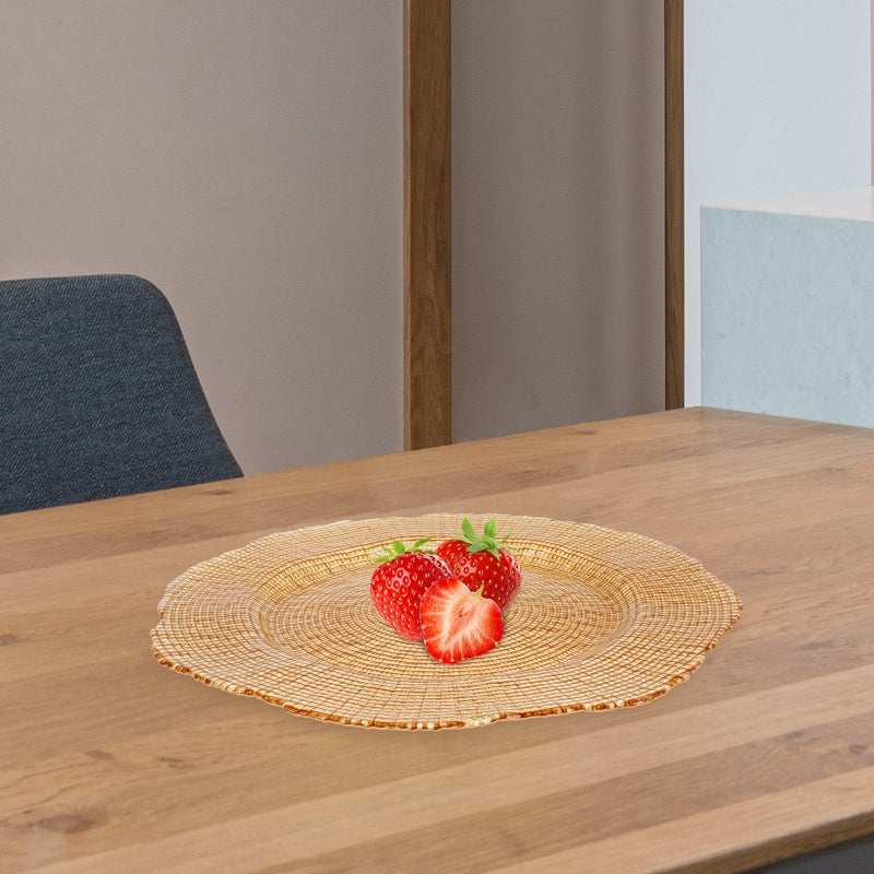 Wedding Tray Household Candy Nut Dish Glass Plate Snack Appetizer Serving Dish - Image 4