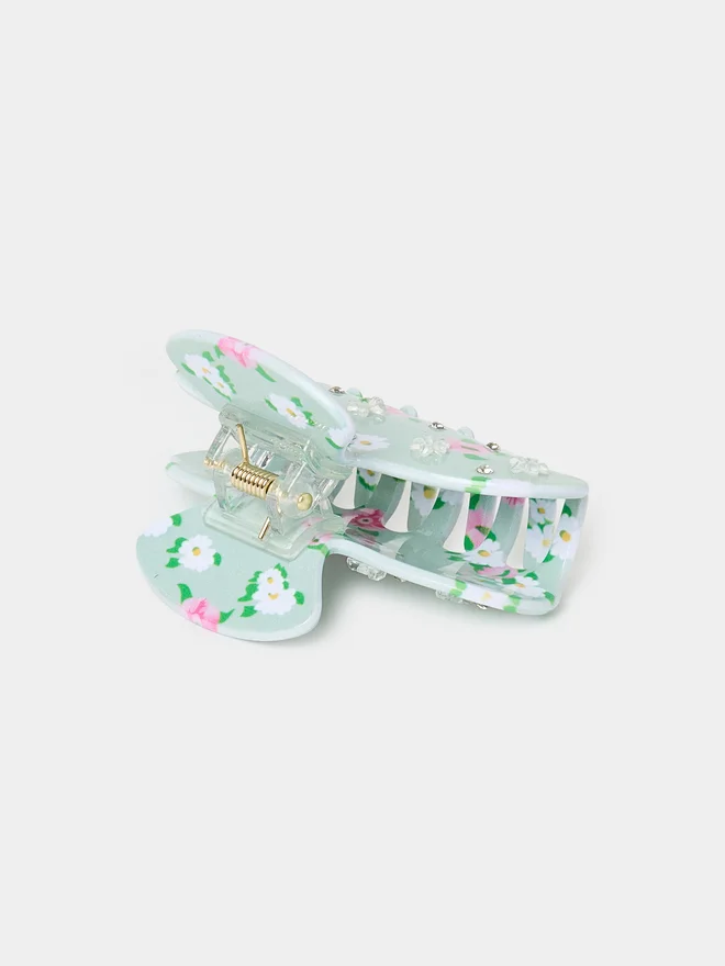 Styli  Styli Floral Print Claw Clip for Women | Best Price UAE