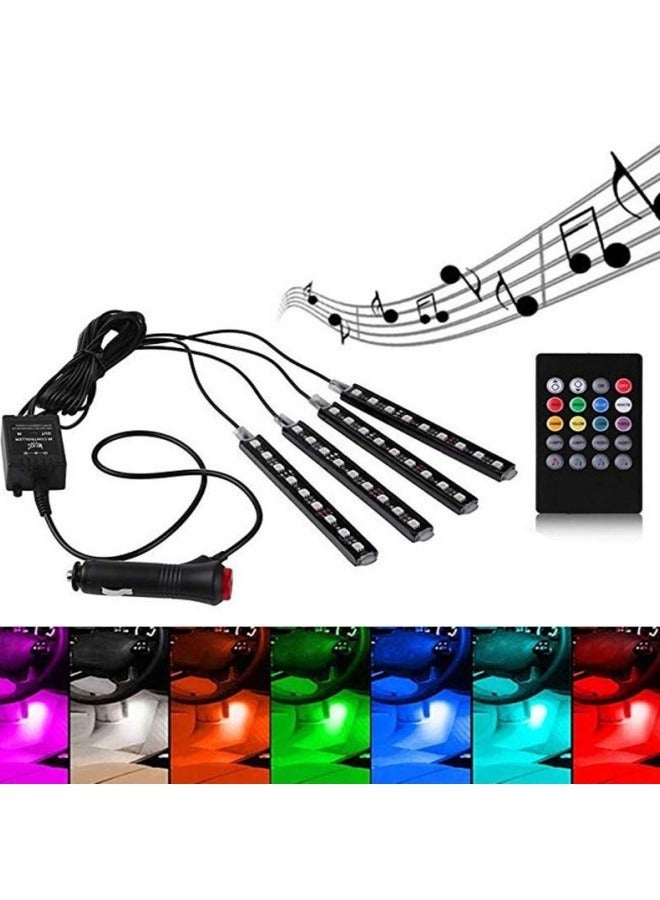 Generic Decorative Car Light With 36 Light Controlled Remote Control  - Image 1