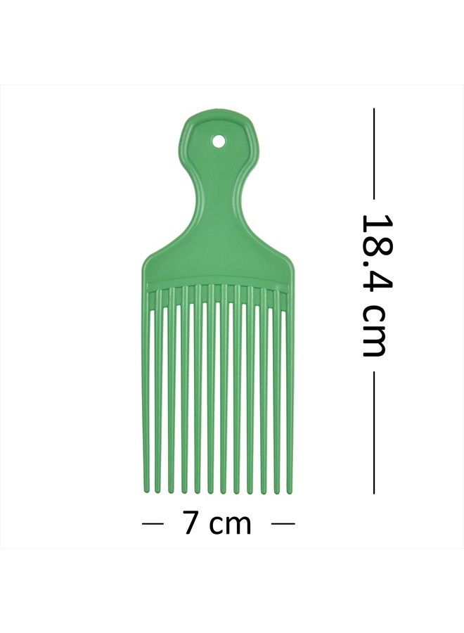 Kare Kind Kare & Kind Hair Pick Comb - 4 pcs - Ideal for Curly, Wavy, Afro Hair - For Hair Styling, Hairdressing, Detangle and Lift Hair - Smooth, Gentle Comb for Men, Women - Gift - Green, Blue, Purple and Red - Image 5