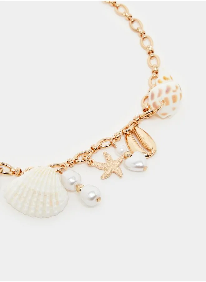 Styli Shell Charm Anklet