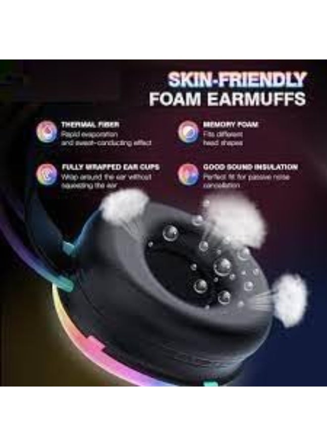 اي-كونكس سماعة رأس رياضية لاسلكية i-conX DISCO PULSE I-152 | عمر بطارية يصل إلى 50 ساعة | مصممة خصيصاً للموسيقى | سماعات رأس مزودة بخاصية إلغاء الضوضاء النشط (ANC) وميكروفون مدمج وتأثيرات إضاءة RGB - Image 5