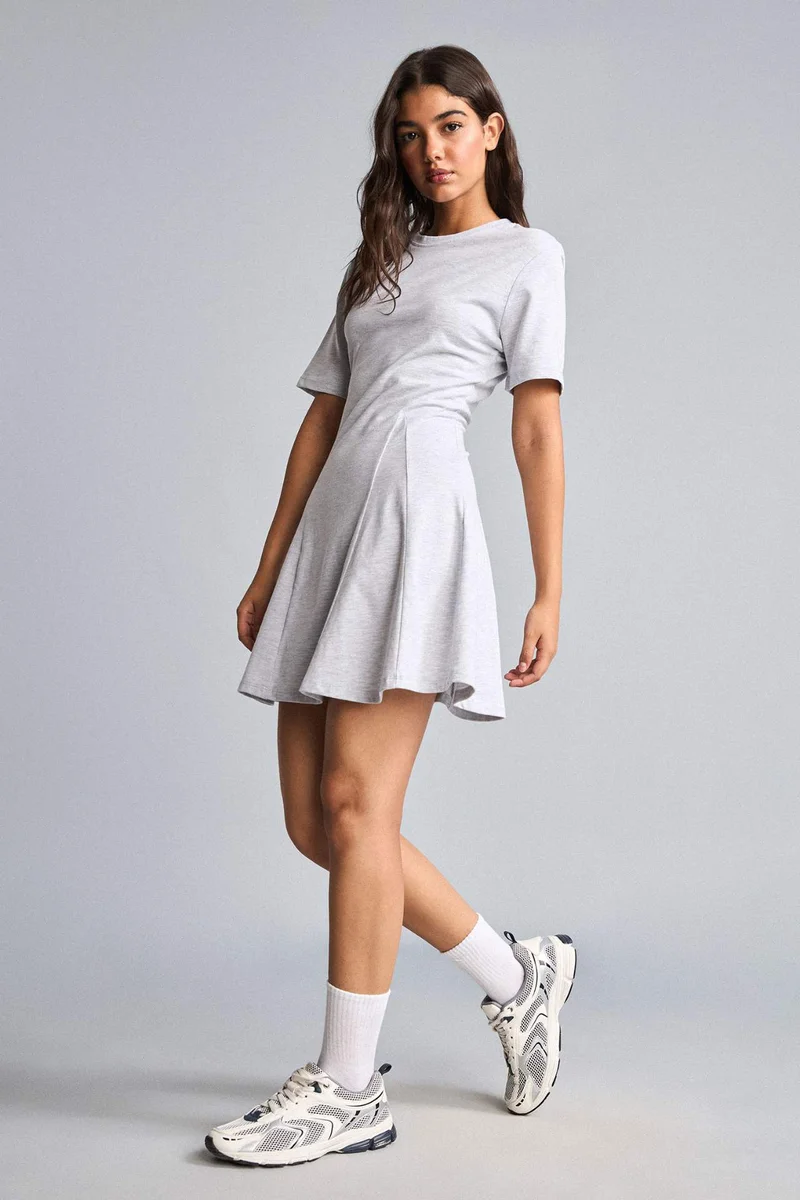 Crew Neck Dress