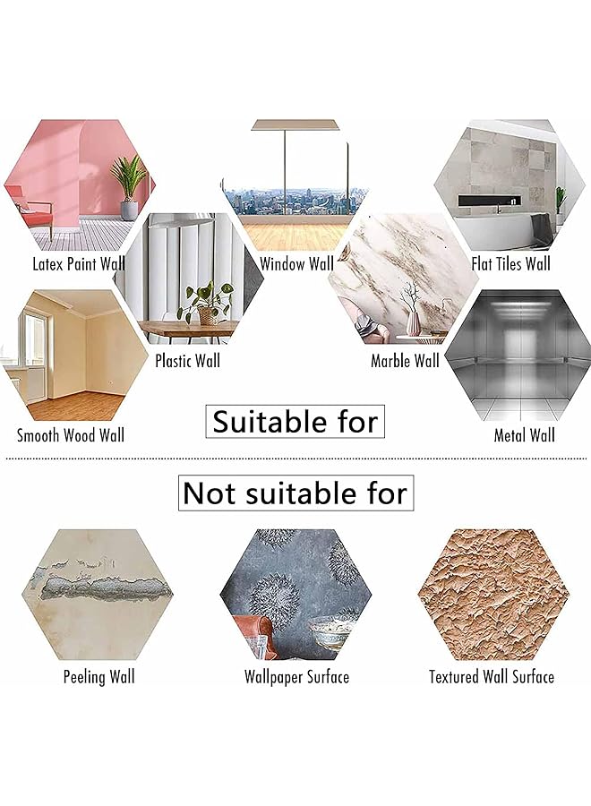 إيروريكس ملصقات حائط ثلاثية الأبعاد من الأكريليك وعلامات الحروف وديكورات الحائط للمنزل والعائلة، ملصقات حائط ذاتية اللصق من الأكريليك لتزيين المنزل لغرفة المعيشة وغرفة النوم باللون الذهبي - Image 4