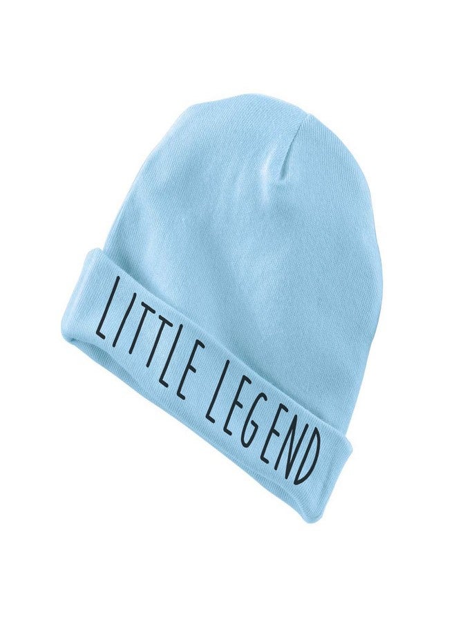 Decal Serpent Little Legend Funny Baby Beanie Cotton Cap Hat - Blue