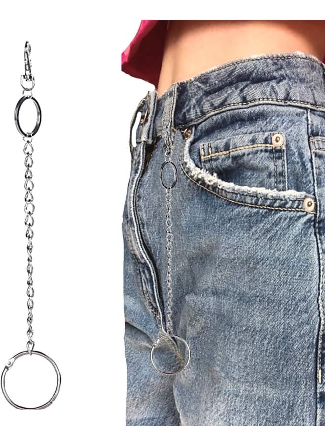 Generic - LOCOLO 6 Pieces Jeans Chains Wallet Chain Pocket Chain Belt Chains Hip Hop Pants Chain with Lobster Claw Clasps for Keys, Wallet, Jeans Pants Belt Loop Purse Handbag - Image 1