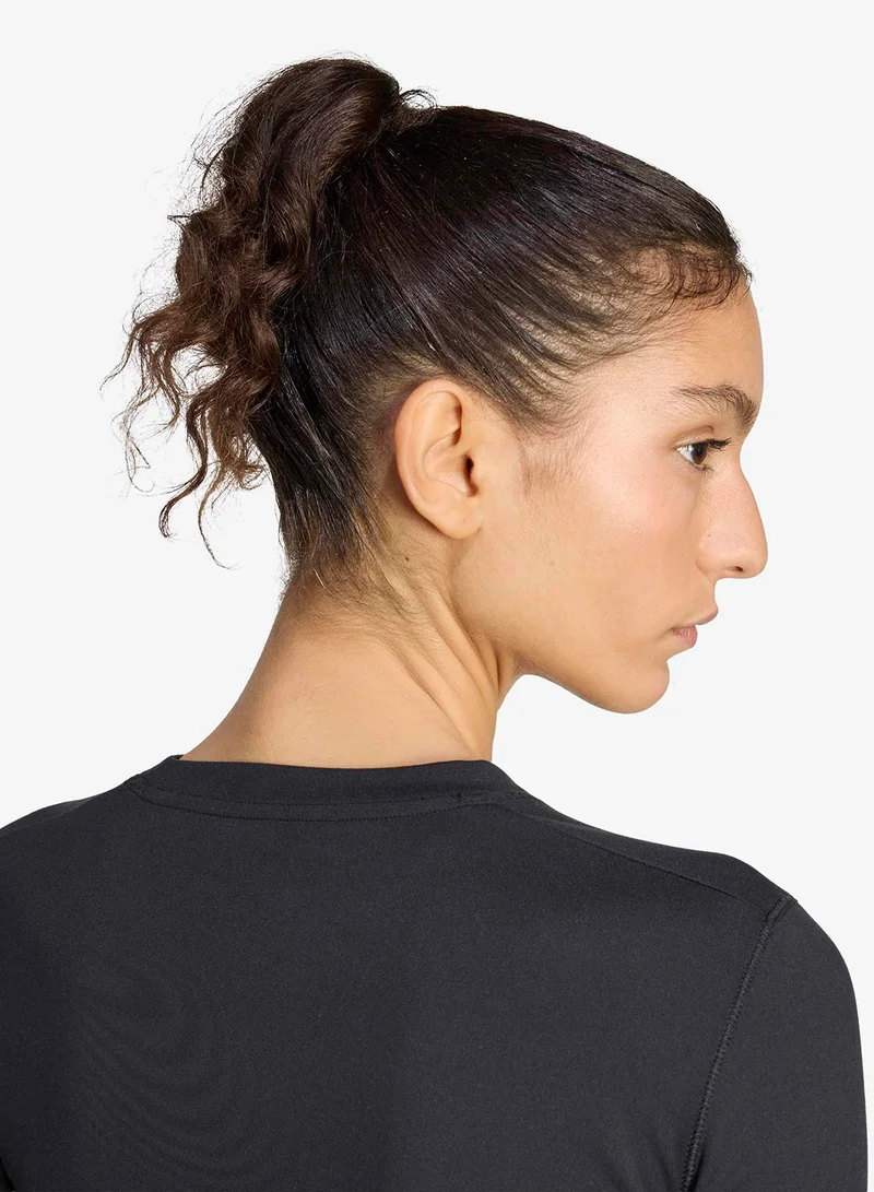 Adidas BLACK Hyperglam Cropped T-Shirt for Women | Best Price UAE
