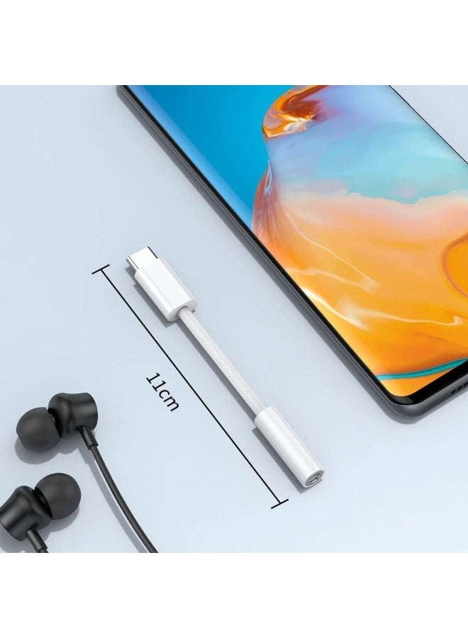 3 Pack USB Type C To 3.5mm Female Headphone Jack Adapter USB C To Aux Audio Cable Cord Type C To 3.5mm Audio Adapter Compatible With Samsung Galaxy S22 S21 S20 Ultra S10 S9 Plus Note 20 - Image 4