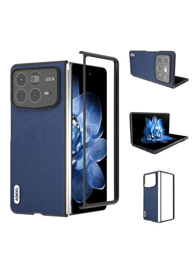 The Bros Case For Xiaomi Mix Fold 4 ABEEL Genuine Leather Luolai Series Phone Case