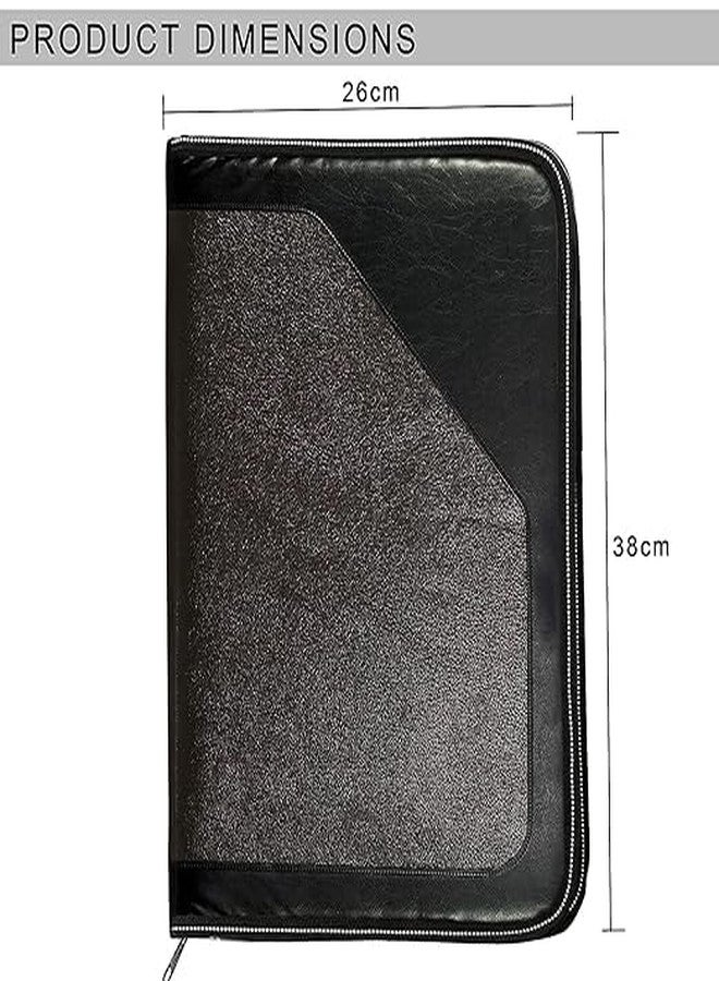 HATHIYANI PU Leather Multipurpose File Sleeve to Store A4 Professional Files and Folders, Certificate, Legal Size Documents Holder and for Men and Women (Multicolor) (12 Sleeve-1PCS) - Image 2