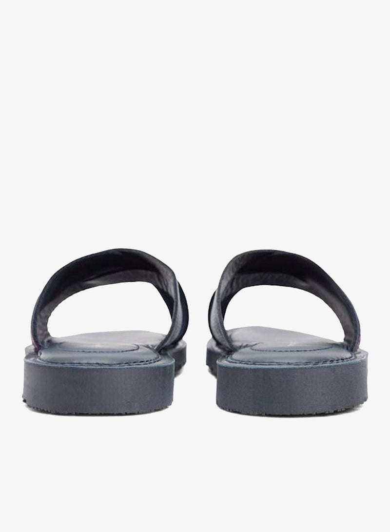 TOMMY HILFIGER Leather Crossover Strap Cleat Sandals - Image 3
