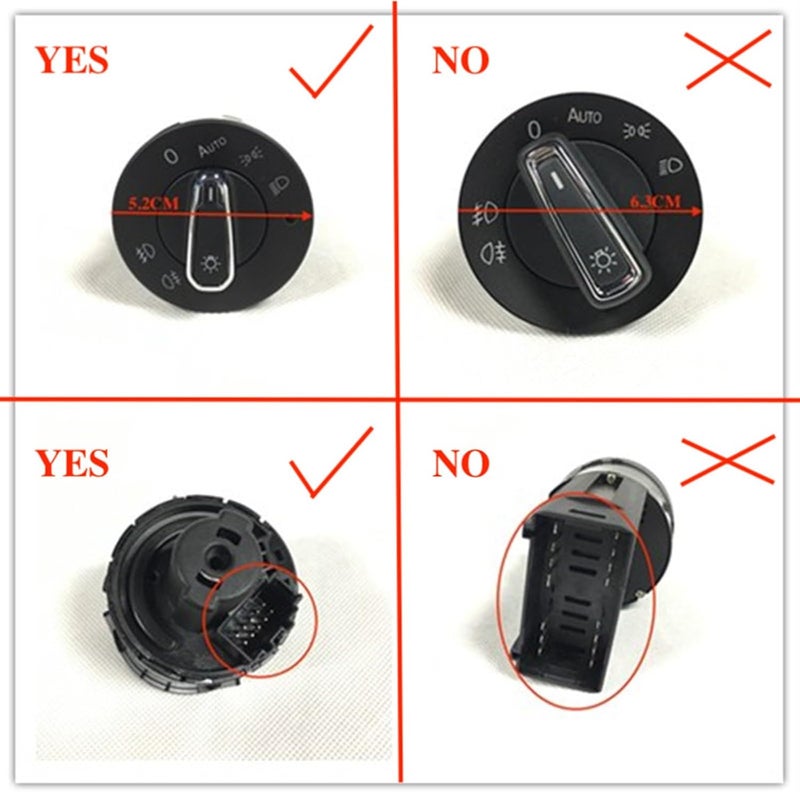 DEMULAX Auto Headlight Switch for VW Models - Image 5