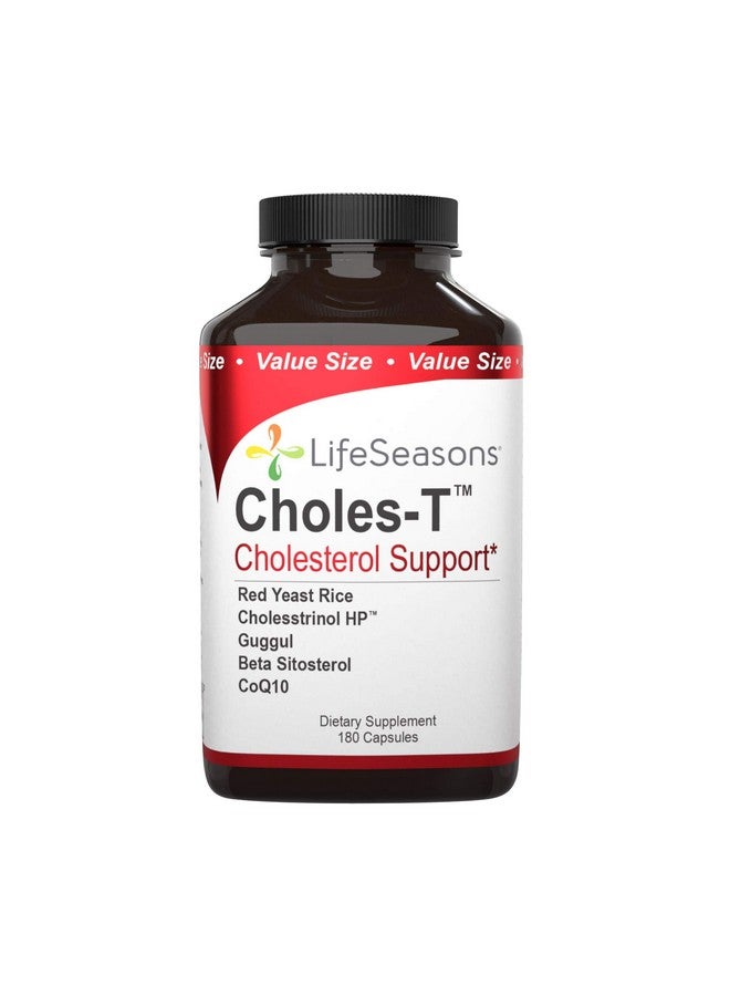 Life Seasons Cholest Natural Cholesterol Support Supplement Aids In Heart And Liver Health Contains Red Yeast Rice 180 Capsules - Image 1