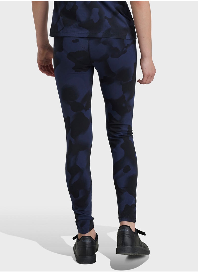 Adidas Youth 7/8 Future Icon Aop Pants  - Image 2