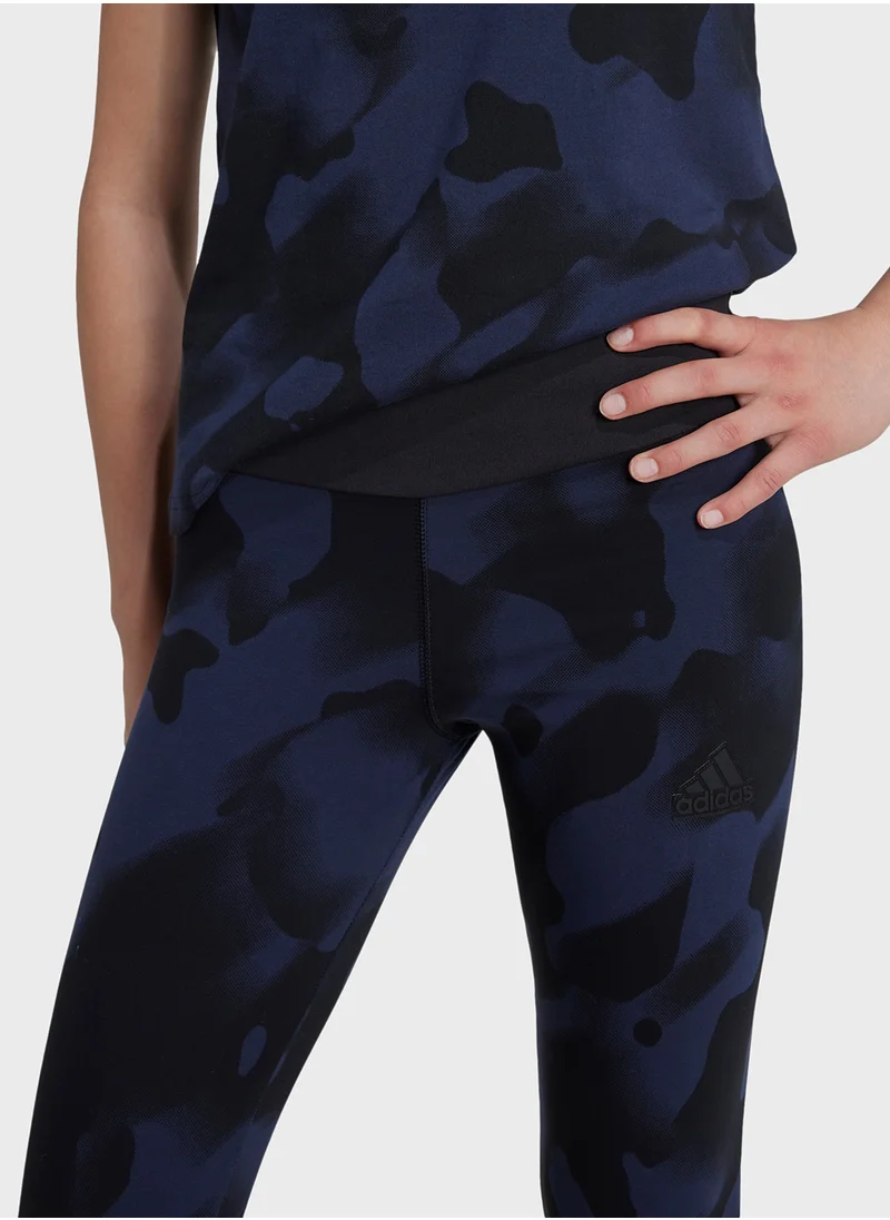 اديداس Youth 7/8 Future Icon Aop Pants