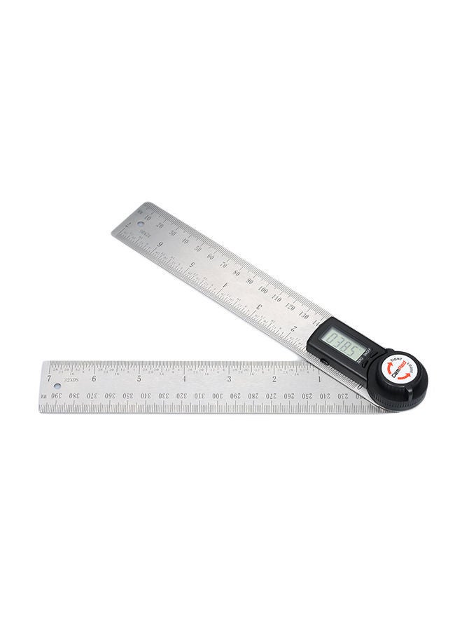 NIBEMINENT 2-In-1 Angle Gauge Goniometer With Digital Display Clinometer Silver  - Image 1