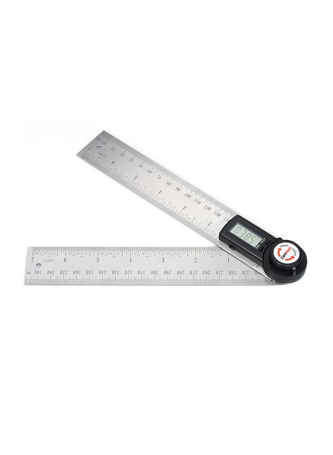 NIBEMINENT 2-In-1 Angle Gauge Goniometer With Digital Display Clinometer Silver  - Image 2