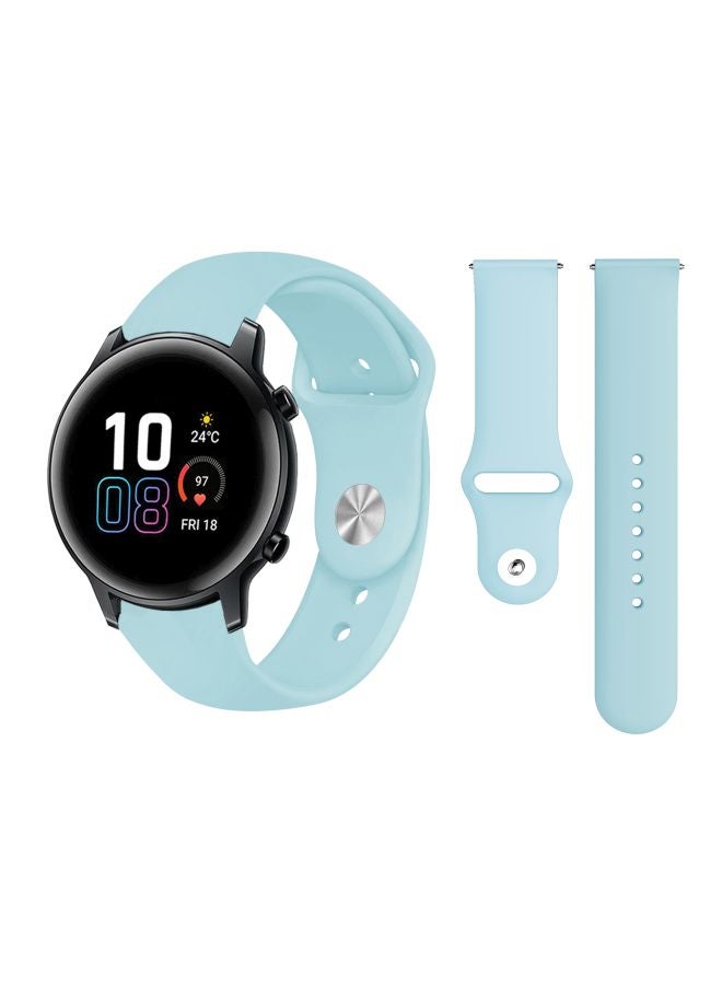 Perfii Replacement Band For Honor MagicWatch 2 42mm Light Blue - Image 2