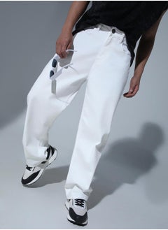 Hubberholme Men Ecru Jeans - Stylish and Comfortable Everyday Wear  - Image 3