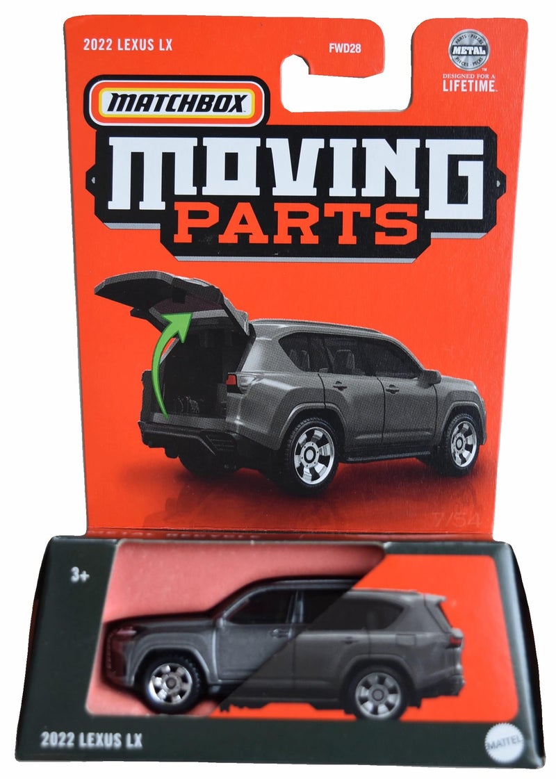 Matchbox 2022 Lexus LX, Moving Parts [Gray], FWD28 - Image 5