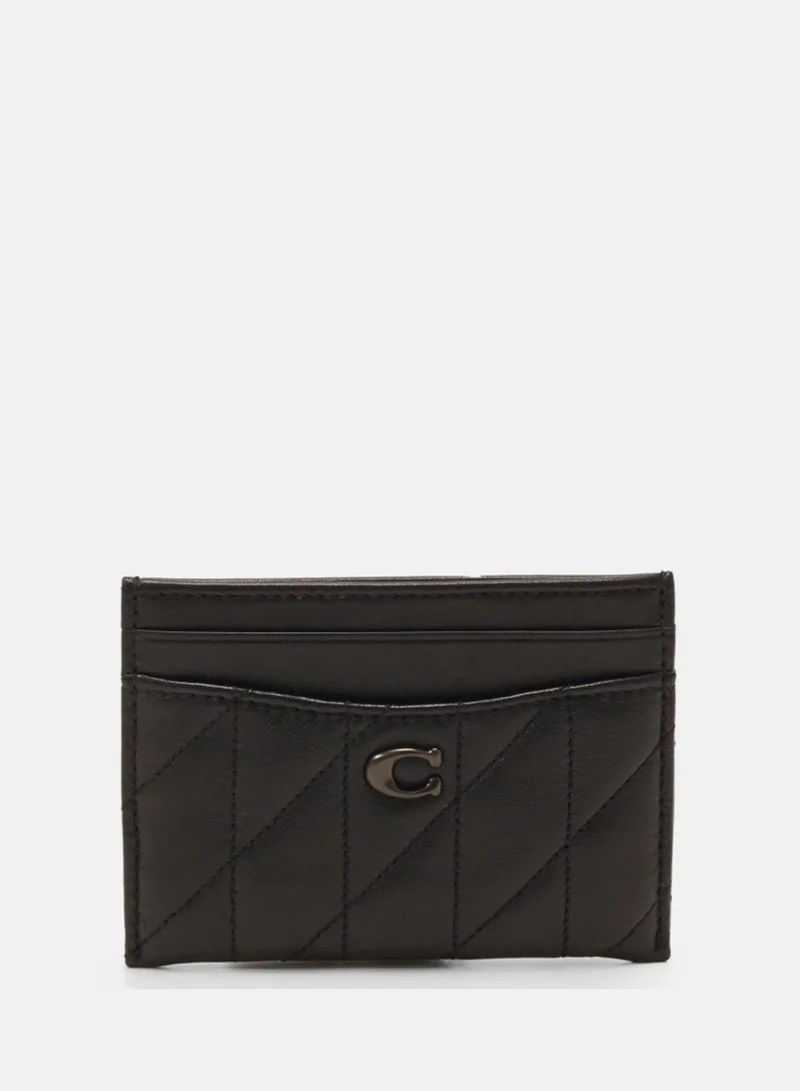 COACH Logo Quilted Card Holder