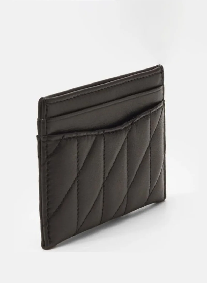 COACH Logo Quilted Card Holder