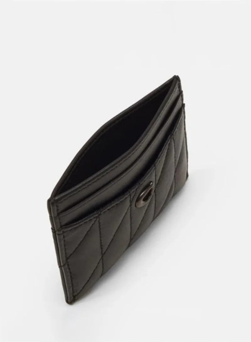كوتش Essential Card Case In Quilted Pillow Leather
