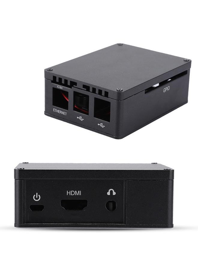 Aluminum Alloy Metal Protection Case Shell Cover for Raspberry Pi 3B+