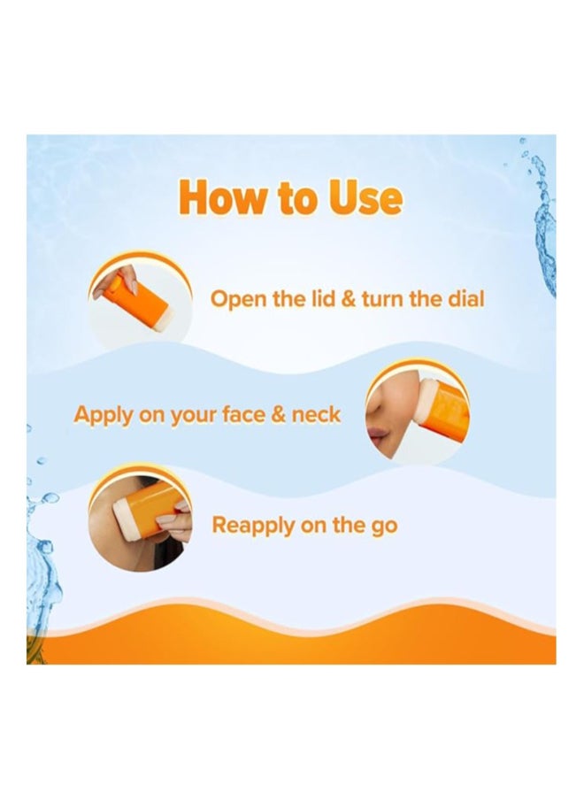 Aqualogica Glow+ Dewy Lightweight & Hydrating Sunscreen Sunstick with SPF 50+ & PA++++ - For Normal, Dry & Combination Skin of Women & Men -20g  - Image 5