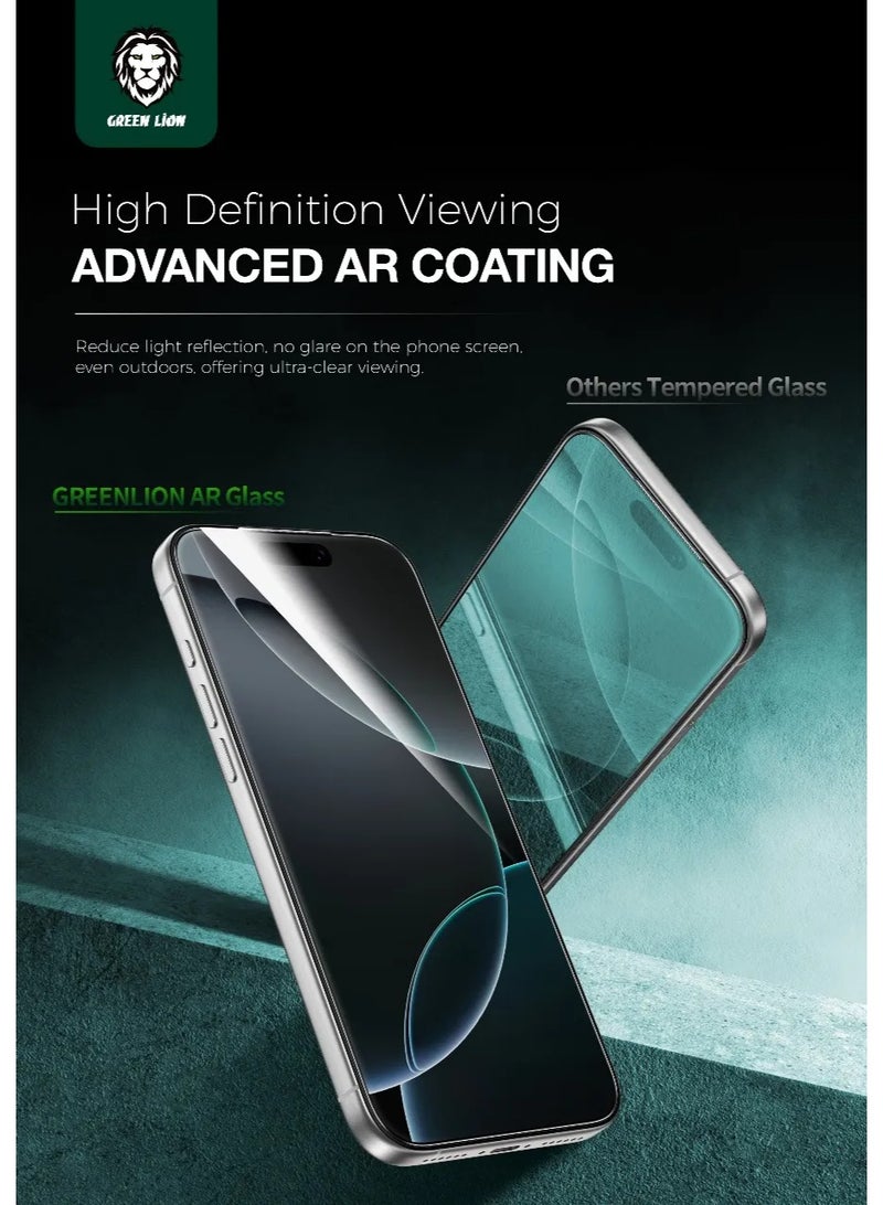 GREEN LION iPhone 17 Pro Glass / Albert AR Screen Protector - Clear - Image 3