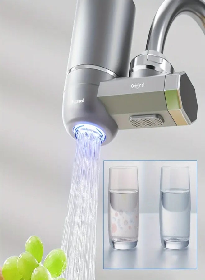 ارواق مانع ترسب سيراميكي لصنبور المطبخ - جهاز تنقية مياه بجهاز واحد وفلتر واحد لتقليل الترسبات - حماية منزلية من الترسبات الكلسية - Image 1