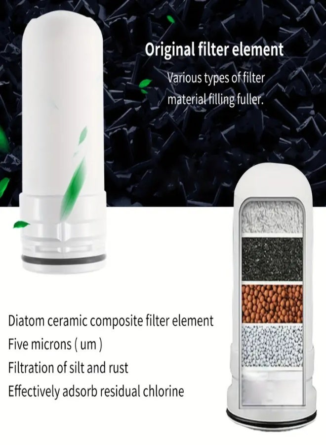 ارواق مانع ترسب سيراميكي لصنبور المطبخ - جهاز تنقية مياه بجهاز واحد وفلتر واحد لتقليل الترسبات - حماية منزلية من الترسبات الكلسية - Image 5