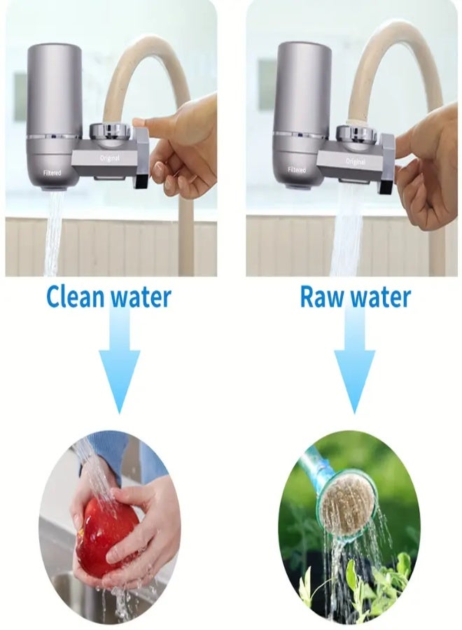ارواق مانع ترسب سيراميكي لصنبور المطبخ - جهاز تنقية مياه بجهاز واحد وفلتر واحد لتقليل الترسبات - حماية منزلية من الترسبات الكلسية - Image 3