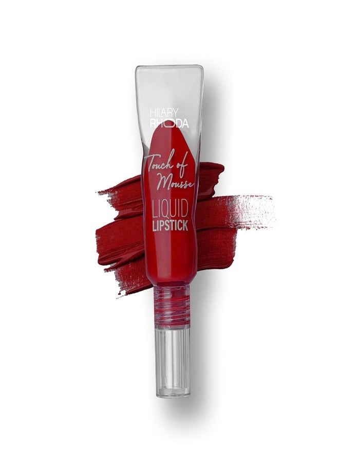 PREMIUM Touch Of Mousse Lipstick | Matte Finish & Long Lasting | Infused with Vitamin E | Weightless & Liquid Lipstick with Mousse Finish | Smudge & Water Proof | Vegan - 5ml (Wild Wine - Shade 10)-SH7711 - Image 1