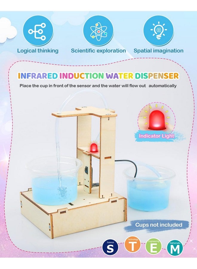 Poraxy مجموعة بوراكس للعلوم STEM للأطفال من 8-10-12 سنة، 5 مجموعات من الألغاز الخشبية ثلاثية الأبعاد، ألعاب للأطفال من 8-13 سنة، مجموعات بناء علمية تعليمية DIY، هدايا عيد ميلاد للأولاد والبنات من 8 9 10 11 12 13 سنة - Image 3