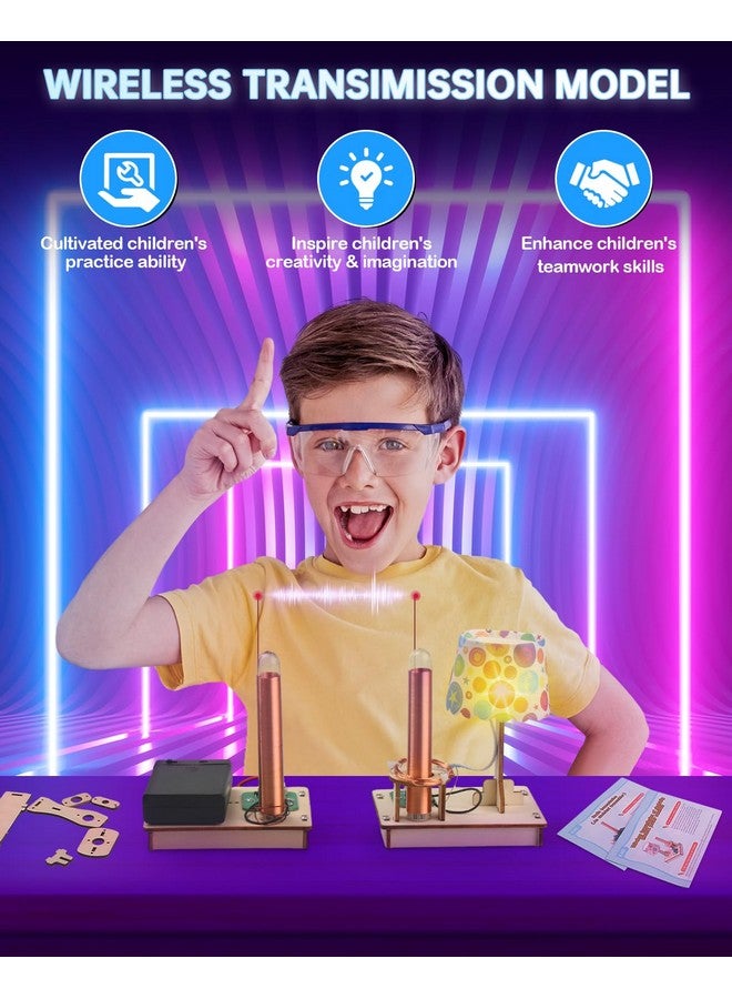 Poraxy مجموعة بوراكس للعلوم STEM للأطفال من 8-10-12 سنة، 5 مجموعات من الألغاز الخشبية ثلاثية الأبعاد، ألعاب للأطفال من 8-13 سنة، مجموعات بناء علمية تعليمية DIY، هدايا عيد ميلاد للأولاد والبنات من 8 9 10 11 12 13 سنة - Image 2