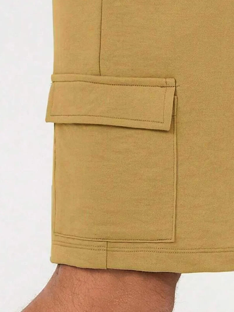 NOBERO Men's Cargo Shorts in Oat Milk