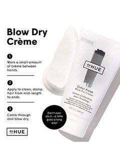 dpHUE Color Fresh Blow Dry Creme 5 Oz Hydrates Adds Shine & Protects Against Heat Damage With Argan Oil & Shea Butter For All Hair Types Color Safe  - Image 5