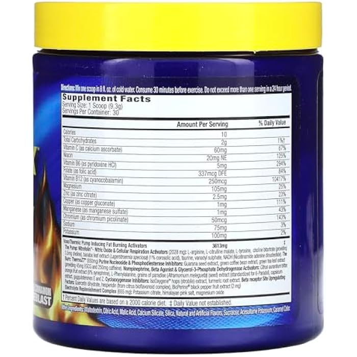 Maximum Human Performance Mhp Anadrox Pre-Workout, Nitric Oxide, Energy, Pumps, Apple Cinnamon Fireblast - Image 2