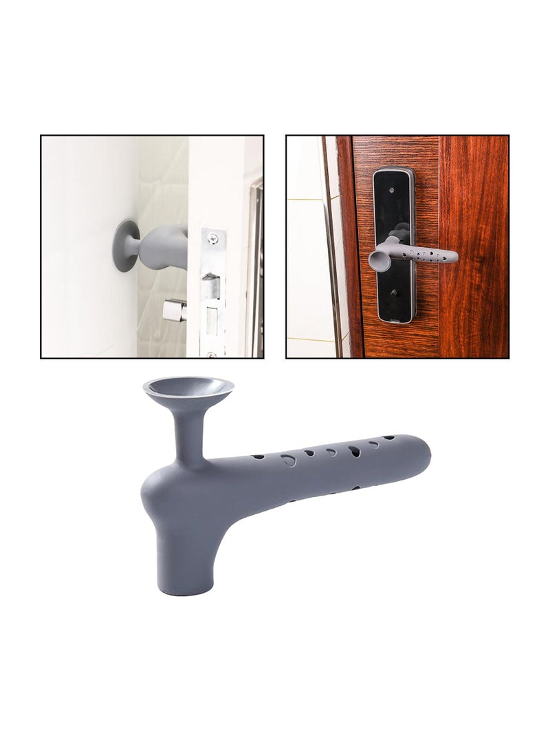 Set of 2 Door Handle Cover Anti Wall Collision Grey - Image 4