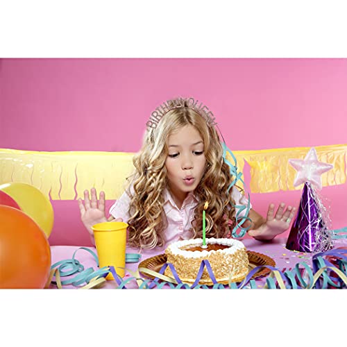 AOPRIE Birthday Crown for Women - Rose Gold Tiara for Girls - Princess Crown Rhinestone Happy Birthday Accessory - Image 5