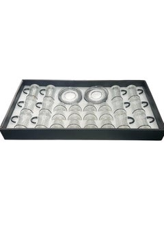 Qahwa A set of cups of tea and cups of coffee with 36 plates  - Image 3